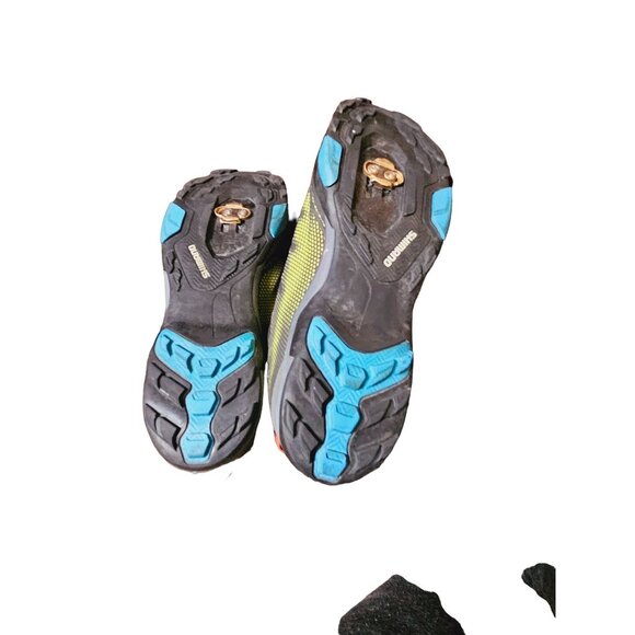 Shimano pedaling Olympics sneaker size 11 Green blue gray - Picture 11 of 11